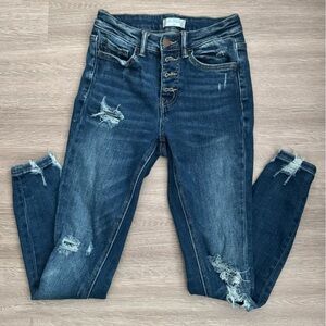 Ripped Denim High waisted Jeans